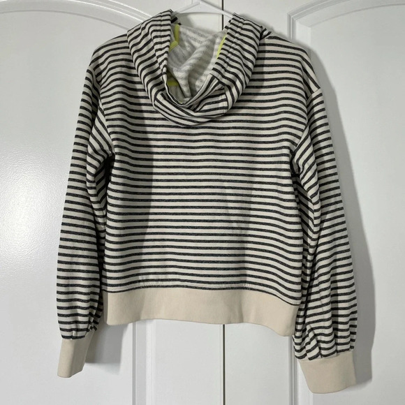 Lou & Grey Stripe Balloon Sleeves Hoodie size S - Picture 8 of 14